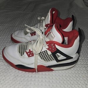 Nike Kids Sneakers Red White Black